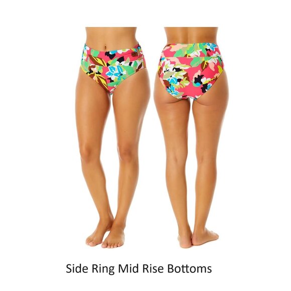 NWT Anne Cole Women's Side Shirred Bikini Bottoms Multicolor XS-20W $70 12HL380 - Picture 5 of 10